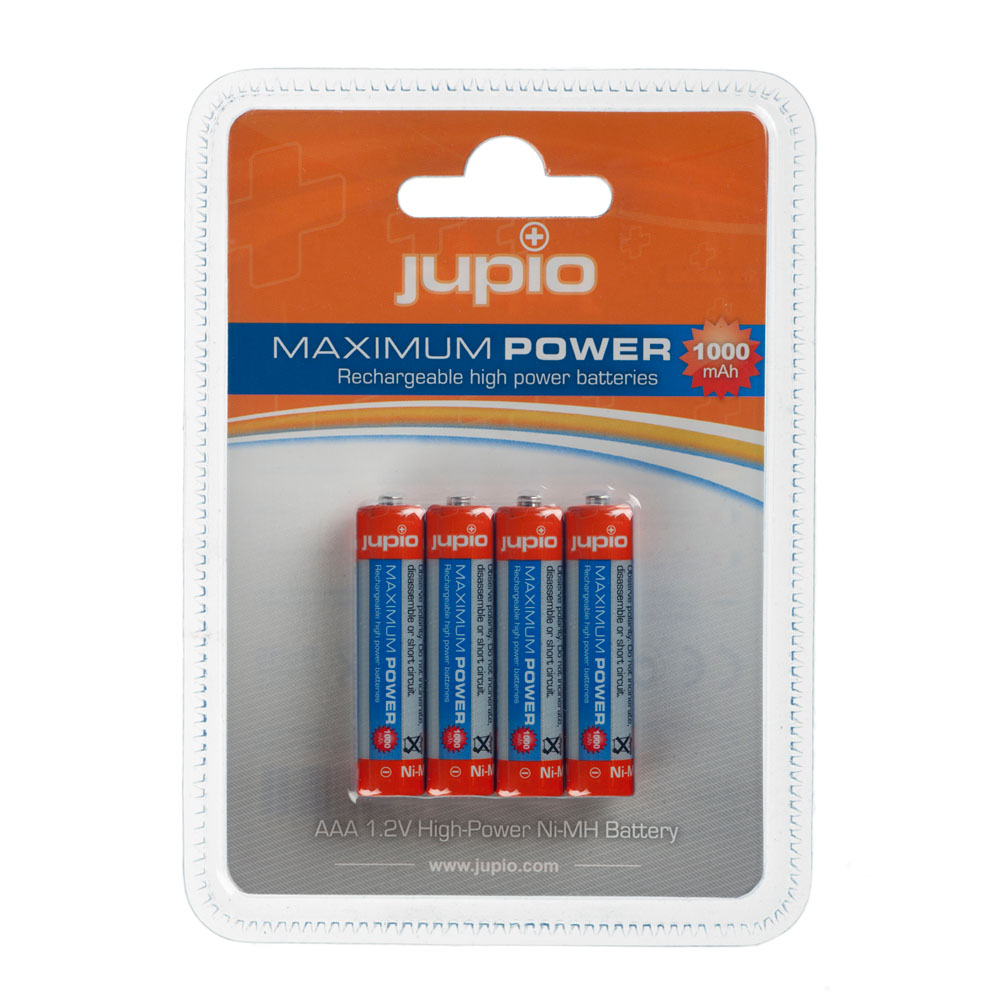 Afbeelding van Rechargeable Batteries AAA 1000 mAh 4 pcs VPE-10