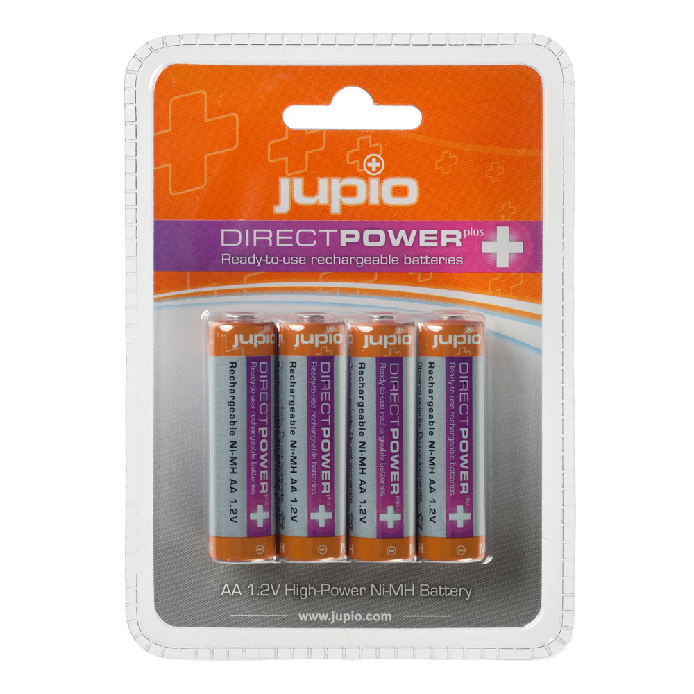 Afbeelding van Rechargeable Batteries AA 2500 mAh 4 pcs DIRECT POWER PLUS