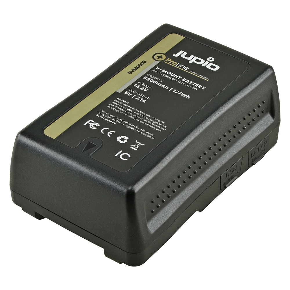 Afbeelding van V-Mount battery LED Indicator 14.4v 8800mAh (127Wh) - D-Tap and USB 5v DC Output