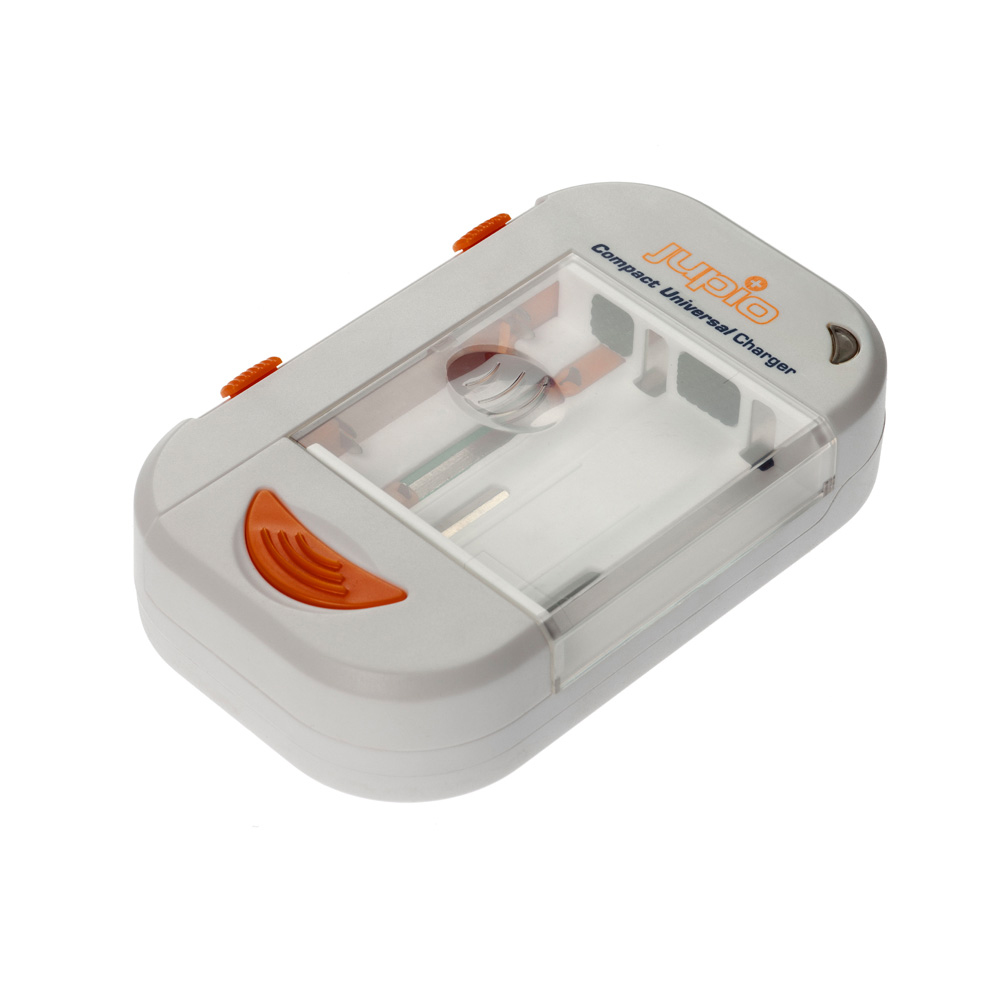 Afbeelding van Jupio Compact Universal Charger (Li-ion + AA/AAA + USB / World Edition)